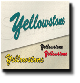 Yellowstone Travel Trailer Decal